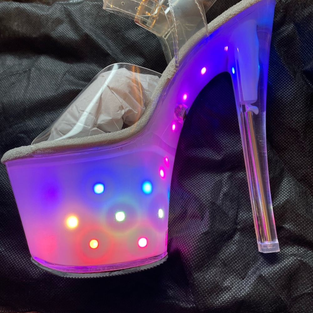 White glow stiletto